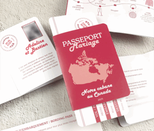 Mariage thématique voyage.